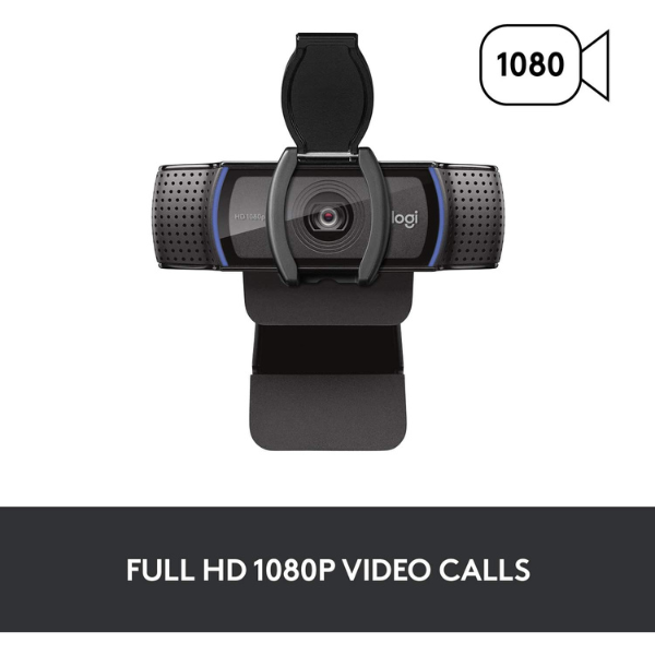 Logitech HD Pro Webcam C920s - Full HD 1080p, Built-in Privacy Shutter - Rebuy-Box Logitech HD Pro Webcam C920s - Full HD 1080p, Built-in Privacy Shutter - Rebuy-Box